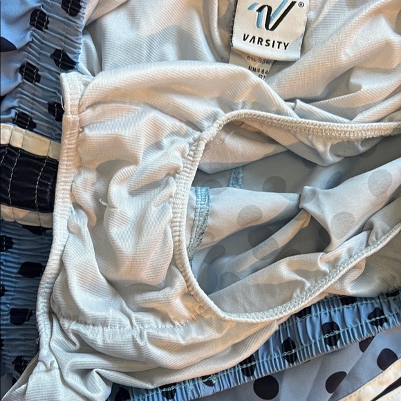 Varsity Women's Navy and Light Blue Athletic Shorts Set - Picture 4 of 8